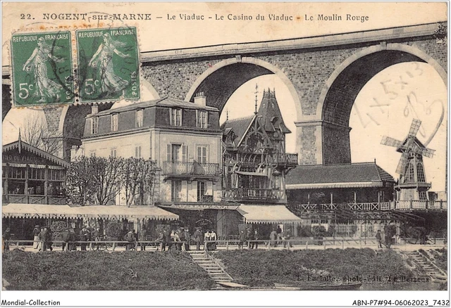 ABNP7-94-0645 - NOGENT-SUR-MARNE - le viaduc - le casino du viaduc - le mou