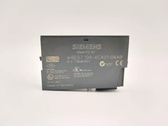 Siemens,6Es7138-4Ca01-0Aa0 , Simatic Dp , Et200S