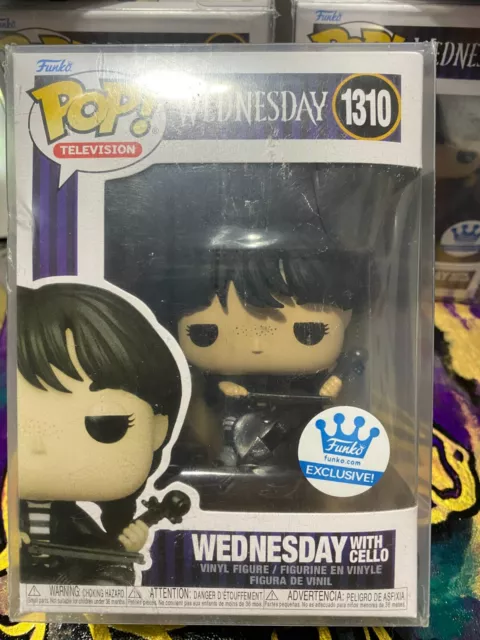 Funko POP! Wednesday 1310# Wednesday Addams with Cello  and Protective IN HAND