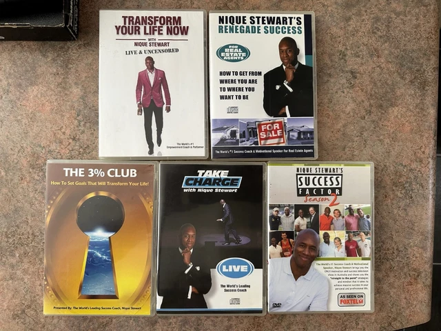 Nique Stewart Success Dvd Lot Of 5