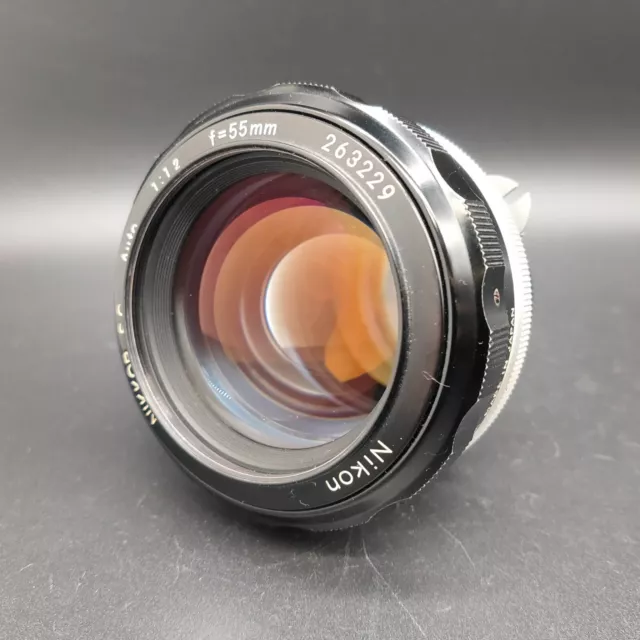 [ Near MINT ] Nikon NIKKOR-S.C SC Auto 55mm f/1.2 Non-Ai MF Lens from JAPAN