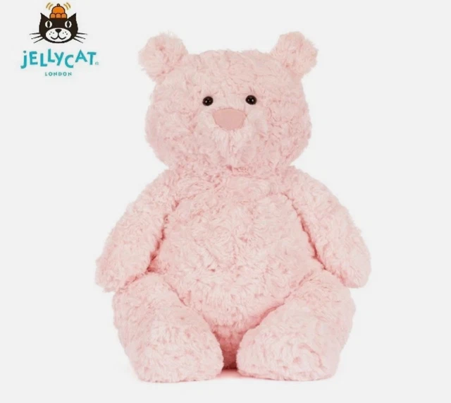free-shipping-jellycat-leola-pink-bear-28cm-large-soft-toy-brand-new