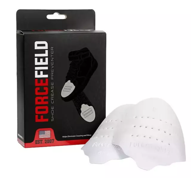 ForceField Unisex Adults White Shoe Crease Preventer Size Medium