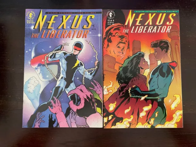 Nexus the Liberator #1 2 Dark Horse 1992 VF+ 8.5