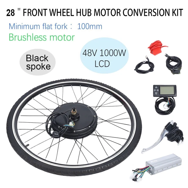 Kit Conversione Bici Elettrica 36V/48V – Regolatore 15A Con Pannello LED S800 Per Motore 250W/350W