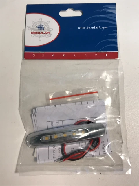 Luce Di Cortesia OSCULATI Mini A 2 LED - 12V Per Auto, Barca, Camper - Foto 8