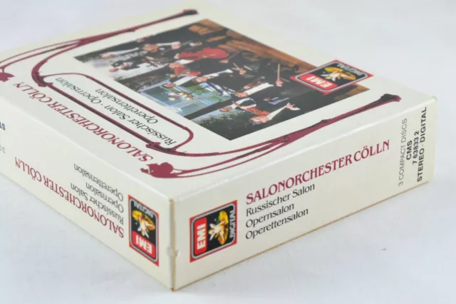 SALONORCHESTER CÖLLN - Russischer Salon / Opernsalon / Operettensalon 3 CD BOX 3