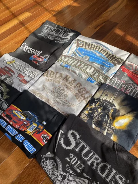 TEN POUND VINTAGE CLOTHING LOT - 2000s/cars/sports/random/vintage