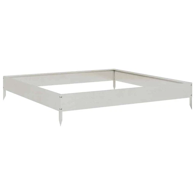 GARDEN RAISED BED 100x100x18.5 cm Stainless Steel £106.95 PicClick UK