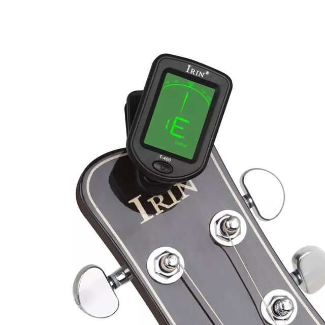 Pedale Accordeur Chromatique Digital pour Guitare Basse Ecran LCD
