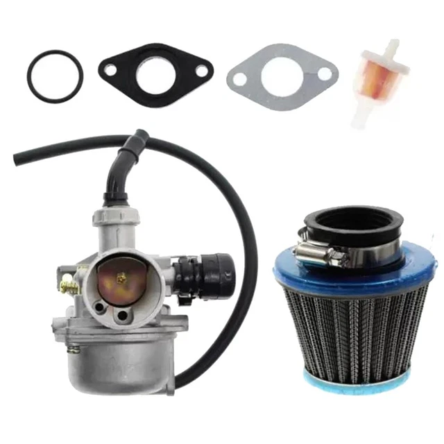 Filtre à Air 35mm WOOSTAR Pour 50cc à 125cc - Pit Bike, ATV, Go-Kart, Scooter | Haute Performance, Nettoyable (Rouge)