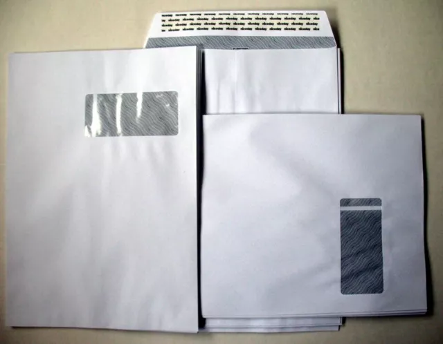 Lot de 500 Enveloppes autoadhésives DL 110x220 avec fenêtre 45x100 mm - La  Poste