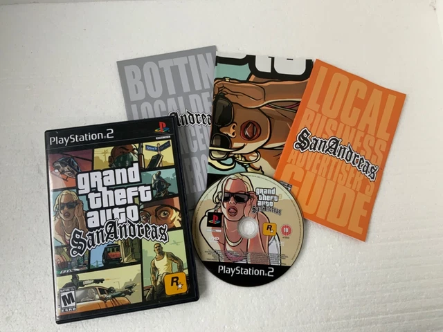 Grand Theft Auto: San Andreas GTA WATA 9.8 A++ PS2 VGA Graded