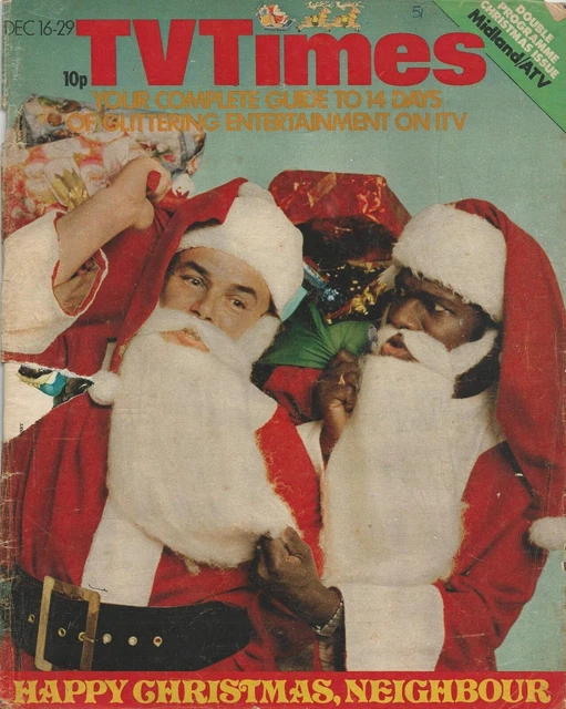 TV Times Christmas Double Issue 1972 (Love Thy Neighbour/Anthony Newley/Disney)