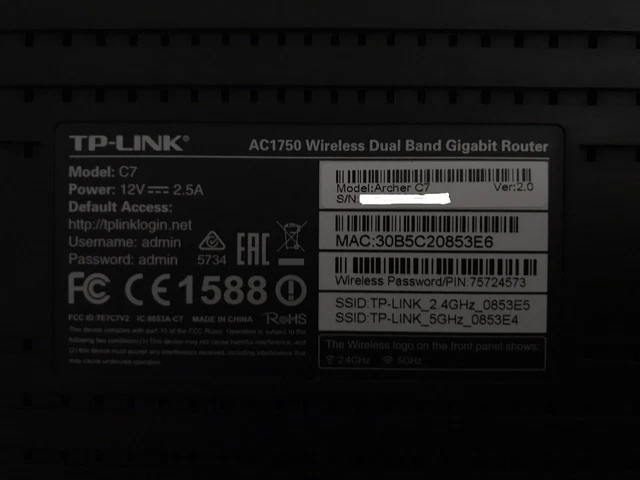 DD-WRT TP-Link Archer C7 v2 AC1750 802.11ac Wireless Dual Band Gigabit Router 2