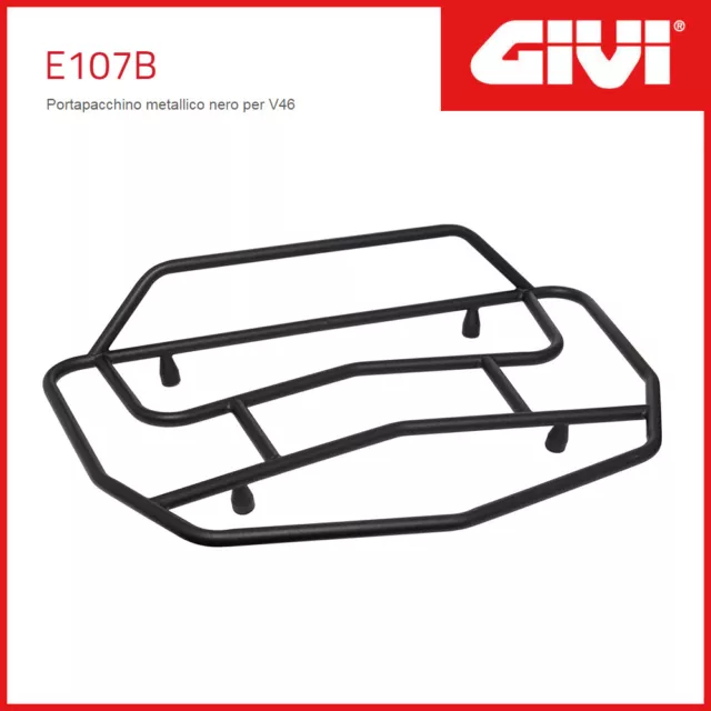 Luggage Rack Metal For Bauletto/Suitcase [ Givi ] V46/V46 Tech - COD.E107B