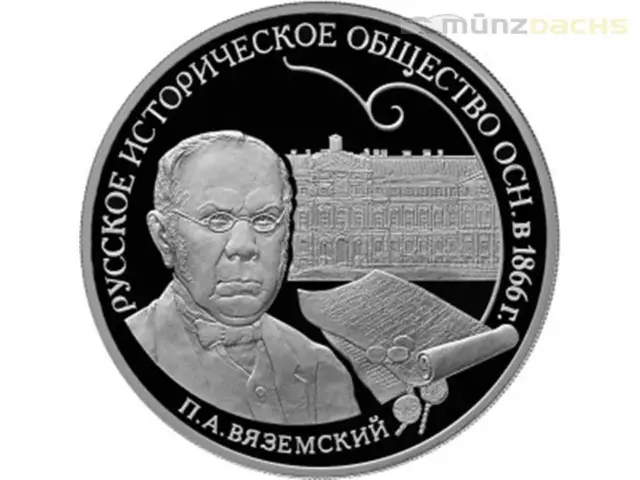 3 roubles 150 ans de la Russian Historical Society Russie 1 oz argent PP 2016