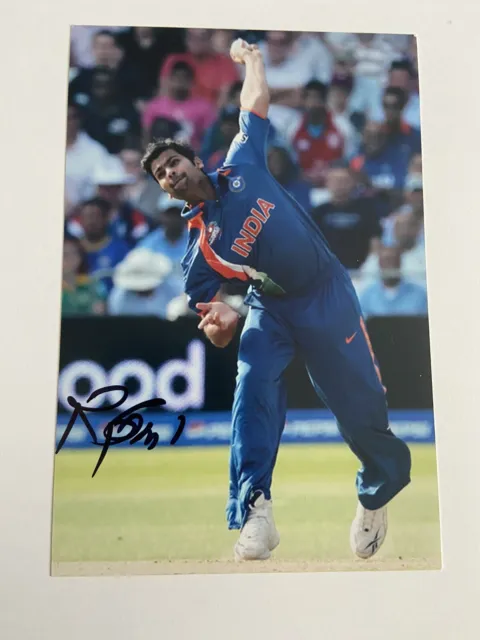 Rp Singh - India Cricket Signed 6X4 Photo