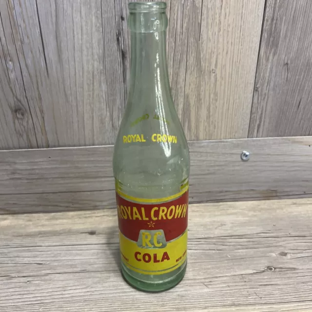 Nice Vintage Royal Crown RC Cola Soda Bottle 12oz  Nehi Bottling Co. 1955