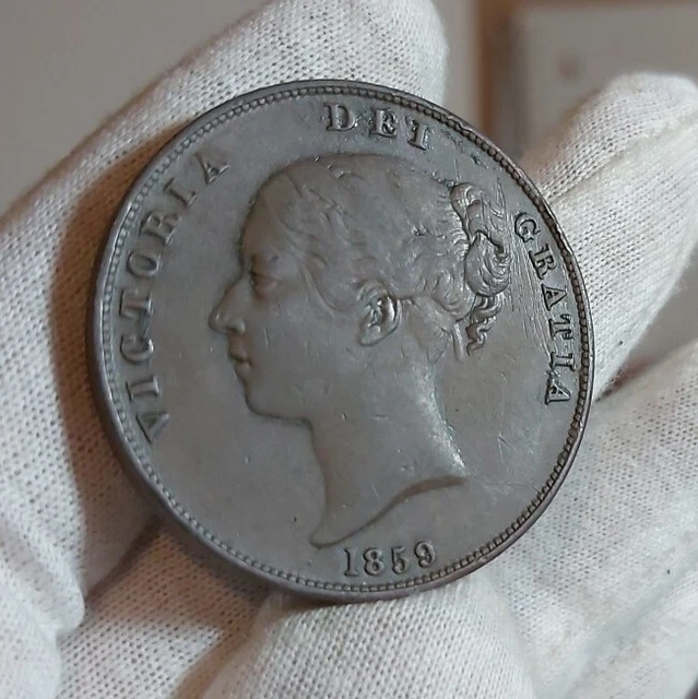 Victorian 1859 OT Large Copper Penny In Good Collectable Grade. 13
