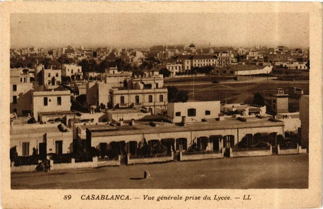 CPA AK CASABLANCA Vue generale prise du Lycée MAROC (689833)