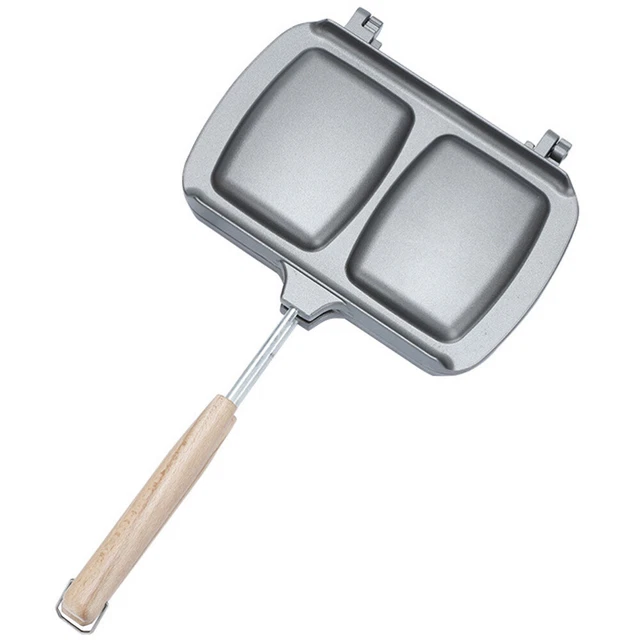 Aluminiumlegierung Bratpfanne Mit Antihaftbeschichtung Kochutensilien Doppelkopf