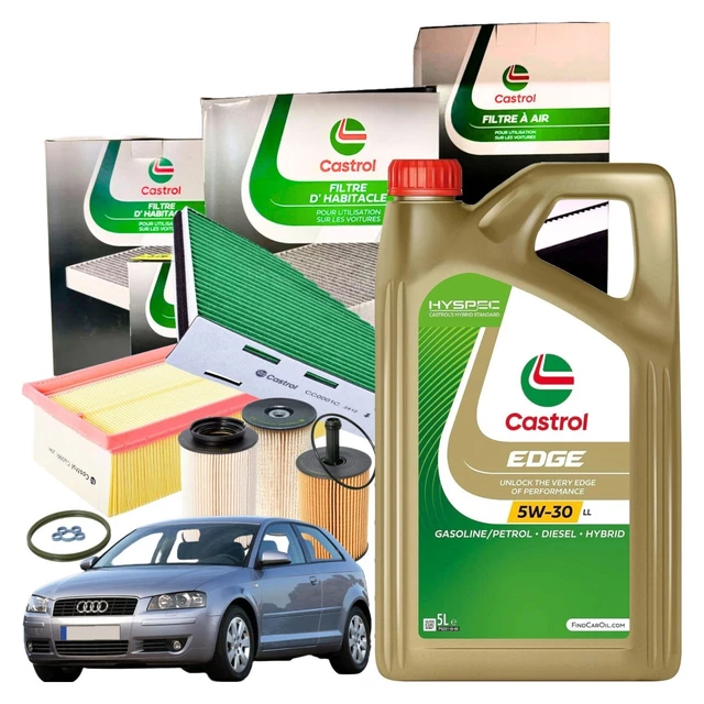 KIT TAGLIANDO 4 FILTRI E 5 LT LITRI CASTROL 5W30 PER - Foto 6