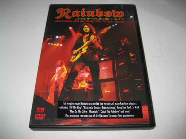 Rainbow Live In Munich 1977 Ritchie Blackmore Dvd