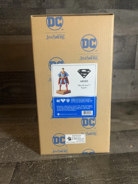 Jim Shore DC Comics SUPERMAN Silver Age Man of Steel #6003021 Figurine NEW