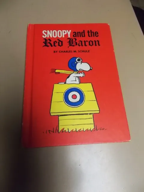 Snoopy And The Red Baron Hc Book Charles Schulz 1968 Holt Rinehart Winston