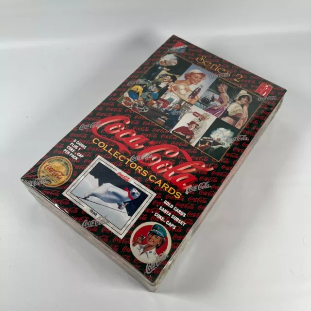 1994 Collect-A-Card Coca Cola Series 2 Collectors Cards Factory Sealed Box