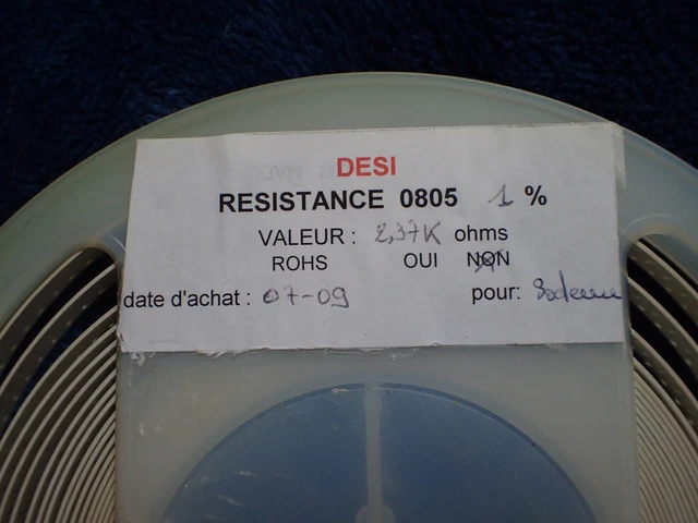 Boîte De Résistance Décade Réglable 0-9999,9 Ohms - Précision Classe 1, Puissance 1W - ABS Avec Câbles Crocodiles