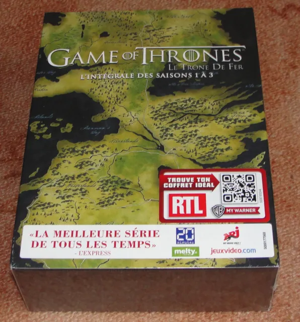 Coffret 15 DVD Game Of Thrones l'intégrale Neuf sous blister VF