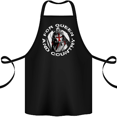 St Georges Day For Queen & Country England Cotton Apron 100% Organic