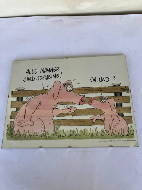 poster vintage maiali-Uli Stein & Gerd Koch