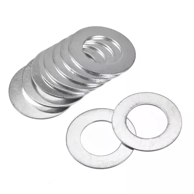 37mm x 21mm x 1.5mm Carbon Steel Flat Washer for Screw Bolt 20Pcs