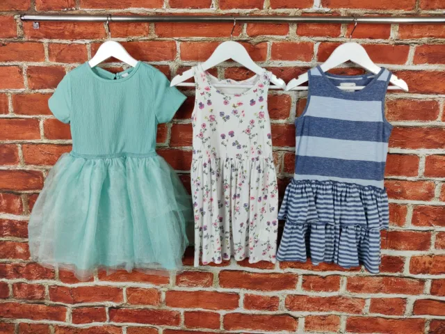 Girls Bundle Age 4-6 Years Next H&M Sleeveless Party Dress Set Summer Sun 116Cm