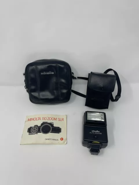 MINOLTA AUTO 200X FLASH, Minolta X370,X570,X500,XD,XE, XG7,XGM,XG Cases Manual