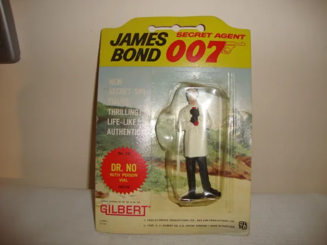 GILBERT 16510 JAMES BOND 007 DR. NO WITH POISON VIAL  - NR MINT in original BOX