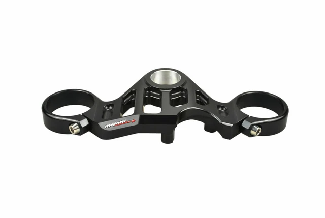 Piastra Di Sterzo Melotti Racing Per Yamaha R1 2007-2019 - Versione Stradale, Anodizzata Nera
