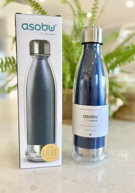 Asobu (wie Chilly's) Viva La Vie Wasserflasche 525ml kühl 12 Stunden heiß 6 Stunden