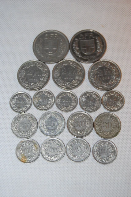 Monnaie suisse lot