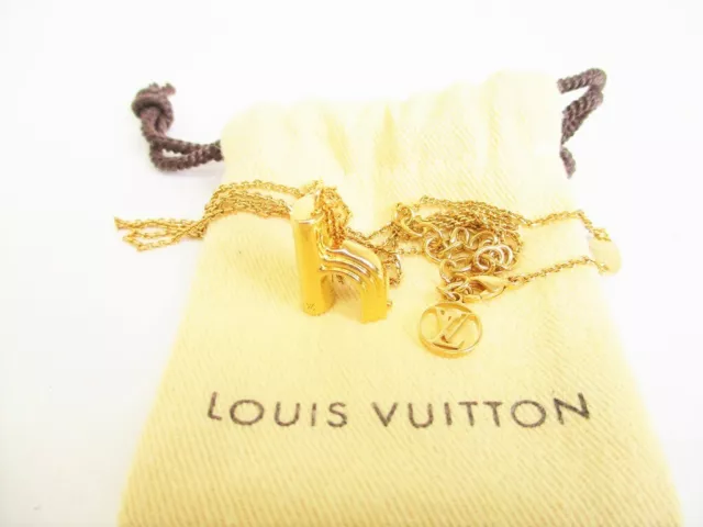 Louis Vuitton Monogram Unisex Chain Plain Logo Necklaces & Chokers (M00686  M00687)