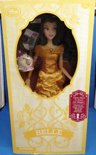 Muñeca cantante Bella y la Bestia de Disney, Sra. Potts ilumina la princesa...