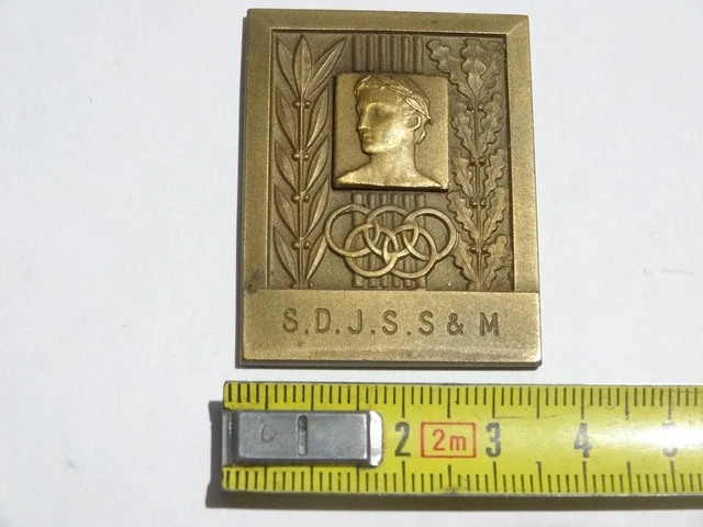 Cyclisme - ancienne médaille bronze. old medal 1950/1960. Cyclisme