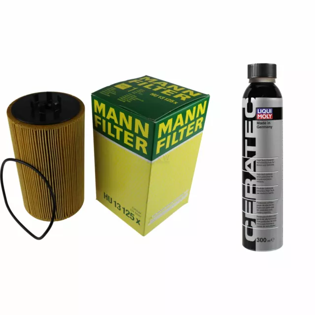 MANN-FILTER ÖLFILTER HU 13 125 x + LIQUI MOLY Cera Tec 3721