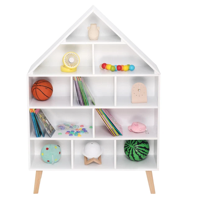 SoBuy KMB85-W Kinderregal Bücherregal Kinderzimmer Regal
