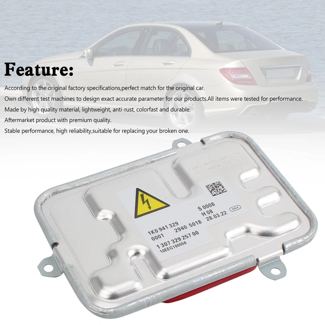 XENON HID HEADLIGHT Ballast Control Unit A2048700126 Pour Mercedes C