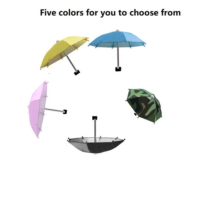 5 Colors DSLR Camera Mini Umbrella Parts Hot Shoe Cover Mount Sunshade Rain Day