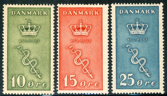 DENMARK 1929 SC #B3-B5, MH (*) Complete Set, Semi-Postal $38.50 *Bay Stamps*